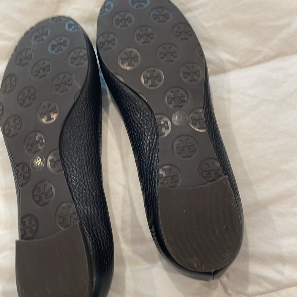 Navy Tory Burch flats - Picture 4 of 5